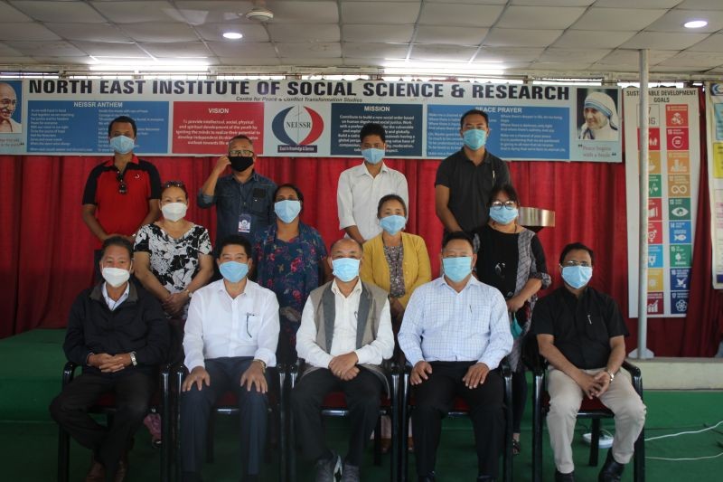 Attendees of the Dimapur Christian Forum’s consultative meeting held at the meeting at Bishop House, Dimapur on November 14.